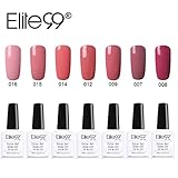 Vernis Semi permanent Elite99 Vernis à Ongles Gel UV LED Nue Couleur Soakoff 7pcs Kit Manicure Pour Ongle