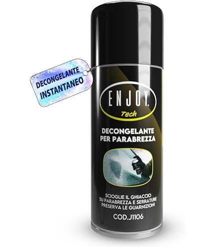 Spray Antigelo Per Parabrezza 300 Ml – Sbrina In Un Attimo E Previene La Formazione Di Ghiaccio Per Ore