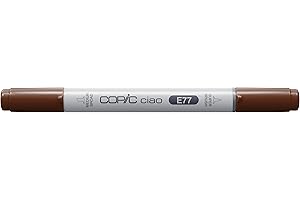COPIC Ciao Coloured Marker Pen - (E-77) Maroon, For Art & Crafts, Colouring, Graphics, Highlighter, Design, Anime, Professional & Beginners, Art Supplies & Colouring Books
