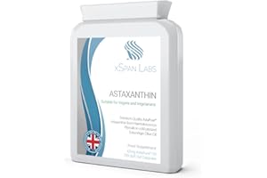 XSPAN LABS Astaxanthin 42mg AstaPure® Oil - 120 Soft Gel Capsules - Premium Quality 10% Astaxanthin from Haematococcus Pluvialis Suspended in Cold Pressed Extra Virgin Olive Oil for Optimal Absorption