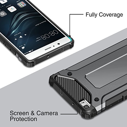 Funda Huawei P8 Lite Coolden High Pro Shield P8 Lite Funda Carcasa Protector Doble Capa TPU PC Resistente a los ara azos Ajuste delgado Cover Choque Absorci n Case para Huawei P8 Lite-Gris reviews Funda Huawei P8 Lite Coolden High Pro Shield P8 Lite Funda Carcasa Protector Doble Capa TPU PC Resistente a los ara azos Ajuste delgado Cover Choque Absorci n Case para Huawei P8 Lite-Gris