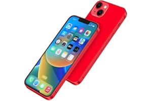 PERUSHA Without Logo Non-working Phone Dummy Display Model Pretend Phone toy for Phone 14 6.1 inches (14 Red Colorscreen)
