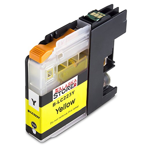 Alaskaprint Druckerpatrone Kompatibel für Brother LC223 LC-223 LC 223 Xl LC 225 LC 227 Gelb Yellow für Brother MFC-J4420DW MFC-J4620DW MFC-J4625DW MFC-J5320DW MFC-J5620DW MFC-J5720DW MFC-J5625DW MFC-J480DW DCP-j4120DW DCP-j562DW