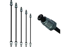 AUPROTEC Tuyau de Frein Ø 4,75 mm en Acier cuivré revêtu évasure DIN type F conduite de freins DIN 74 234 tuyaux des canalisations de freins 150mm - 3050mm choix: Longueur 425 mm