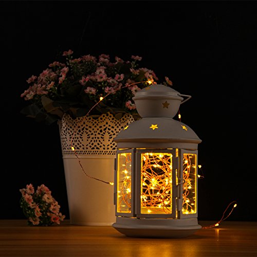 Amir 2.2M 20LEDs Lichterkette, 6er St¨¹ck Lichterkette Stern Kupferdraht Mikro Batteriebetrieben Innenbeleuchtung Deko f¨¹r Weihnachten, Hochzeit, Haus ¨C Warmwei? - 7