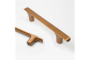 9BUILD 10 Pack 96MM Antique Brass Cabinet Handles - Zinc Alloy-Suitable for Cupboards, Wardrobes, Drawers, Doors & Cabinets-UK0046