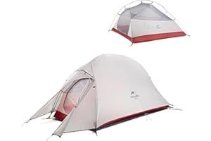 Naturehike Cloud-up 1 Tente de Camping Ultra-légère pour 1 Personne - Tente de Randonnée Double Couche Imperméable 4 Saisons