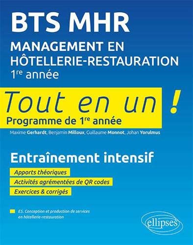 Télécharger BTS MHR Management en Hôtellerie-Restauration 1re année PDF
