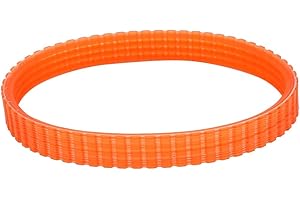 UXCELL sourcing map 10mm Wide 220mm Inner Girth Electric Planer Part Drive Belt Band Orange