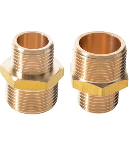 Raccordo Maschio Nipplo Per Tubo Rame 12x1/2, Filettatura Maschia, Per Impianti Idraulici - 3