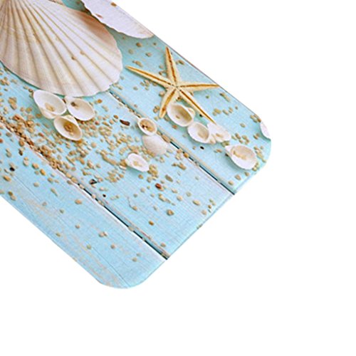 MagiDeal Maritime Design Rutschfeste Waschbar Fußmatte Bodenmatte für Küche Badezimmer Dekoration , 40x60cm – Stil 03 - 6