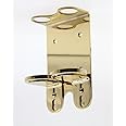 WALL MOUNT 300ml DOUBLE DISPENSER GOLD CHROME HOLDER ideal for Molton Brown & Sea Kelp Bottles