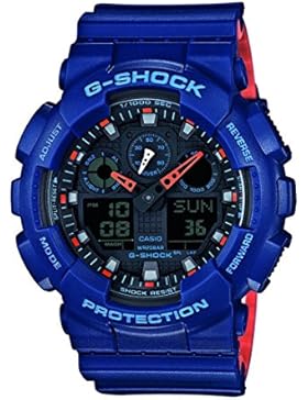 Casio G-Shock - Herren-Armbanduhr mit Analog/Digital-Display und Resin-Armband, Blau