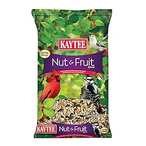 Kaytee Nut & Fruit Wild Bird Food Cherries,Peanuts,Raisins,Safflower,Striped,Striped Sunflower,Sunfl