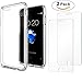 Price comparison product image iPhone 7 Case + 2Pack iPhone 7 Glass screen protector , Amuoc Crystal Clear PC Back TPU Bumper [Drop Protection/Shock Absorption Technology] Raised Bezels Protective Cover For iPhone 7 4.7"