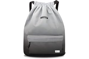 Risefit Waterproof Swimming Bags Drawstring Gym Bags PE Bags String Backpacks for Adults, Kids