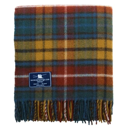 Tweedmill Textiles Antique Buchanan Tartan Premium Wool Knee/Lap Rug Tweedmill Textiles Antique Buchanan Tartan Premium Wool Knee/Lap Rug