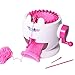 Produktbild luerme Kids Strickmaschine Handkurbel Singer Nähen Spielzeug Set mit zwei Bällen Garn & Zubehör