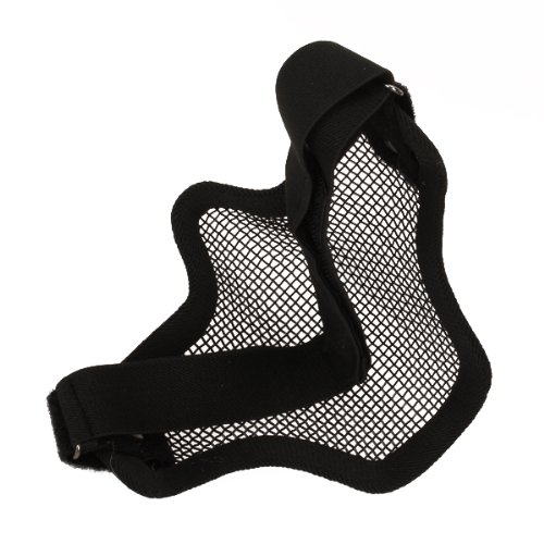 FreshGadgetz EA Wüste Crops DC-01 Voll-Gesicht Schädel-Maske Windschutzscheibe Mask (Schwatz) - 3