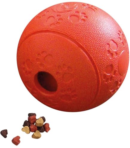 Hunde-Spielball Aus Naturkautschuk: Mit Snack-Labyrinth – Intelligenzspielzeug Für Drinnen & Draußen