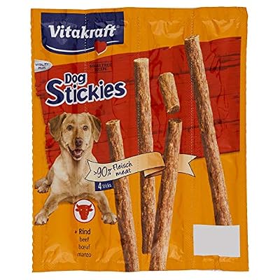 Vitakraft P/4 Stickies Snack Bœuf pour Chien 44 g - Lot de 6