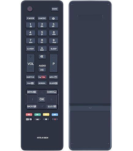 ALLIMITY Telecomando Sostituzione adatta per Haier LED LCD TV HTR-A18E E55U6500U LE22M690CF LE46M600CF LE32B7000CF LE40B7000CF LE39B8550T LE40F9000CF LE32B7000T LE49U6500U LE40M600CF