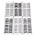 SODIAL (R)60 Pair Assorted False Eyelashes Eyelash Makeup Party