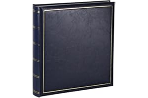 KM FOTO Classic Fotoalbum 30x30 cm 100 weiße Seiten Seiten Jumbo Buchalbum Fotobuch: Farbe: Blau