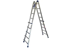 MARCHETTI SCALIFICIO SCALA IN ALLUMINIO TELESCOPICA MARCHETTI EQUIPE GRADINI 9+9