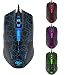 Produktbild Horsky E-3lue Auroza Gaming Maus mit Vierfarbiger Beleuchtung 2.500 DPI 6 Tasten Optische Mäuse maus für gaming maus für PC Laptop Computer