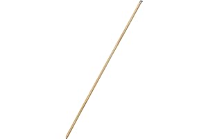 BESEN - SCHRUBBER - BÜRSTEN Besenstiel Holz mit Gewinde - 1,40 m (10 Stück)