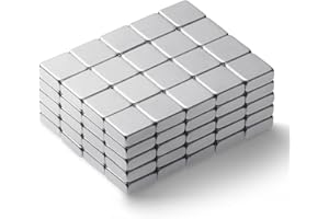 BTLIN Square Magnets Small, Strong Mini Neodymium Magnet for Fridge Whiteboard NoticeBoard Office Crafts, 5mm x 5mm x 2mm 100 Pcs