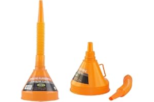 Saife 280249 Entonnoir Flexible avec Filtre et rallonge