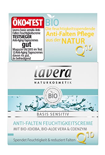 lavera Feuchtigkeitscreme Q10 ∙ Reduziert Falten ∙ Spendet Feuchtigkeit ∙ Anti Aging Tagescreme ∙ Tagespflege vegan ✔ Bio ✔ Naturkosmetik ✔ Natural ✔ Kosmetik Gesichtscreme 1er Pack (1x50ml) - 8