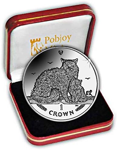 Isle of Man 2015 Proof .999 Silver Selkirk Rex Cat Coin