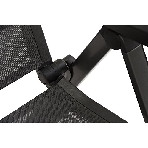 MWH 879308 Elements Klappsessel anthrazit/anthrazit Alu-Gestell, Textilgewebe - 7