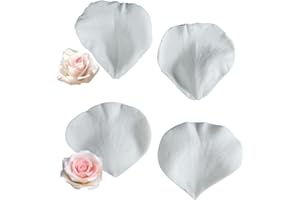 LIMEOW Fiore Petalo Venatore Silicone Stampi Petalo di Rosa peonia Stampo Silicone glassa Stampo Goffratura Stampo in Silicone a Forma di Fiore 2 Pezzi per fondente cioccolato pasta di zucchero decorazioni