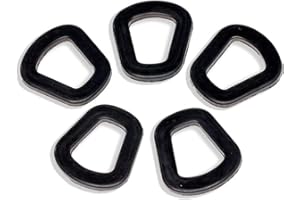 GNAUMORE Jerry Can Gaskets,Rubber Fuel Can Washers,Black Jerry Can Gaskets,Rubber Fuel Can Gaskets for Gas Can Spout Jerry Can,Rubber Fuel Can Washers Gas Fuel Can 5PC