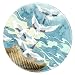 Produktbild SCOFEEL BASICS Mouse Pad Wasserdichte Rundschreiben Nähen Einfache Frische verdickte Kreative Persönlichkeit Retro China Wind