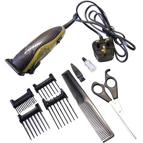 NEW MENS HAIR CUTTING CLIPPER TRIMMER SHAVER REMOVER GROOMING KIT SET BEARD