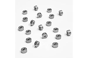 HOGGY 20 cuscinetti MR52ZZ Cuscinetto a sfere in acciaio da 2 mm x 5 mm x 2,5 mm cuscinetti piccoli MR52 da 2 x 5 x 2,5 mm
