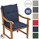 MADE IN EUROPA CON OEKO-TEX: Fabricados en Europa, los cojines convencen por su excelente calidad de tejido de 170 g/m² y su relleno de espuma de poliuretano de alta calidad. También disponen del certificado OEKO-TEX con el número A08-0389