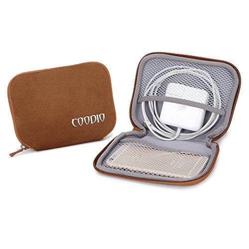 Coodio® Universal 11.6 Zoll Laptophülle + Zubehör Tasche für Apple Macbook Air 11, Chromebook 11 (Fit all 11.6 inch ultrabook laptop notebook) – Farbe Tan - 5