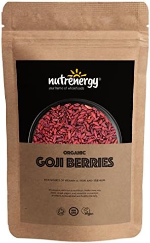 Organic RAW Goji Berries 500g - Soil association certified
