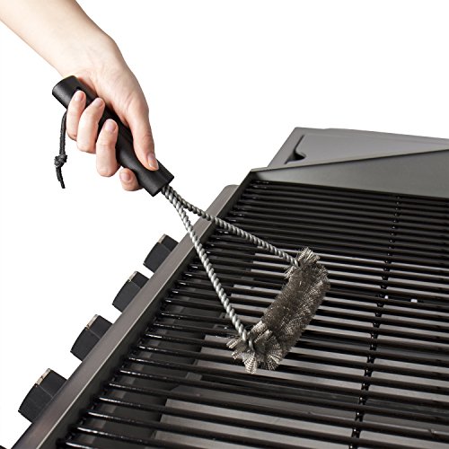 Rustler LP-0289A Grillbürste 2-er Set aus rostfreiem Edelstahl 53 und 30 cm - 6