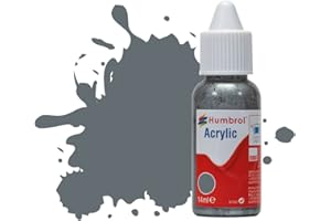 Humbrol No.123 Extra Dark Sea Grey - Satin Acrylic Paint 14ml DB0123