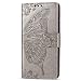 Produktbild Bumina Nokia 1 Plus 2019 Hülle Leder Handyhülle Flip Case Tasche Wallet PU Schutzhülle Bookstyle Ständer Kartensätze Magnetisch Handytasche Cowboy für Nokia 1 Plus 2019 Schwarz