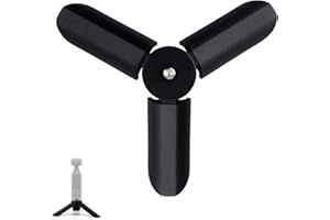 BOXOB Miniaturowy Statyw do DJI Osmo Pocket 3 i 2, Przenośny Statyw Uchwyt Stołowy Lekki Kijek do Selfie Wygodny Uchwyt Praktyczne Akcesoria Urządzeń Cyfrowych(Czarny)