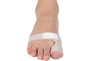 ANGGREK Tutore per Dita del Piede, 1 Tutore per Frattura del Dito Portatile Traspirante Regolabile Sollievo Dal Dolore Fissaggio per il Recupero della Frattura Correttore Alluce Valgo