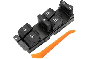 ZEALfix Botonera para Golf 4 seat leon mk1 Interruptor Mando Elevalunas 1J4 959 857D para J-etta Bora P-assat B5 Toledo 1J4959857D